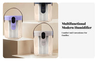 Large Capacity Quiet Bedroom Humidifier 360° Humidification Desktop Humidifier Easy to Clean for Women, Deactivate Ice Workers, Nursery