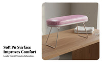 Soft & Comfortable Manicure Arm Rest Stand Ergonomic Design Nail Arm Rest Stand Easy to Clean for Manicurists, Beauty School Students, Spa