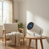 Adjustable Angle HY300 Projection Device Auto Image Correction Cylindrical Projection Device with Stand Portable Two-bandBand 6 for Home Theater