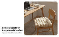 Faux Cushion Warm Faux Seat Cushion Extra-Soft Soft Chair Pad for Office Workers, Homeowners, Winter, Living Room, Bedroom
