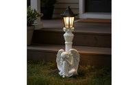 Solar Angel Statue Waterproof Yard Decor Warm Glow Yard Ornament for Patio