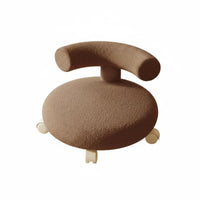 Quiet Casters Low support Task Stool 360-Degree pivot casters Household Furniture Modern Design wheeled Seat for Homemakers, Beauticians, Playroom, Floor Cleaning, Salon, Repair Work