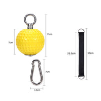 Dimpled Pull-up Grip Ball Hanging Loop Finger Strength Ball PU