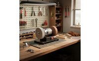 Mini Bench Grinder Multifunctional Double Wheel Bench Polisher Small Countertop Grinder Low Noise Power Tool Portable