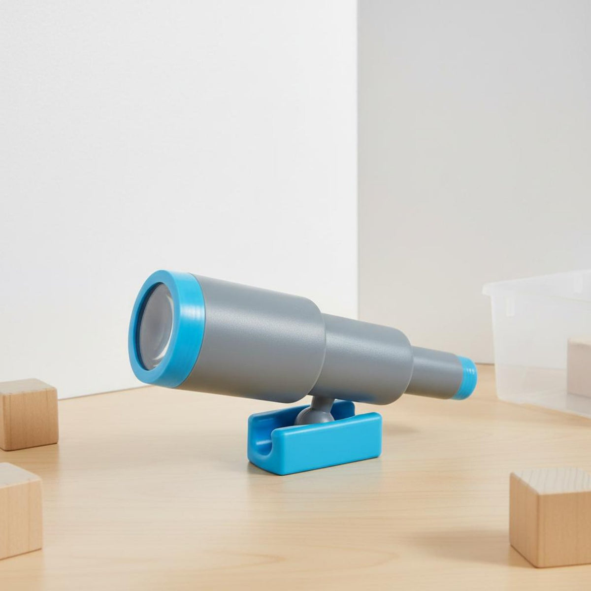 Children's Single-Lens Telescope Intellectual Development Kids Play Telescope Plastic Toy Spyglass Sleek Burr-Burr-Less Surface