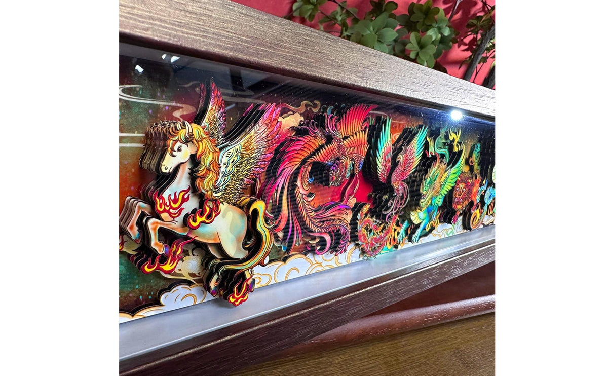 Relief Plaque Handmade Tabletop Sculpture Traditional Style Decorative Desk Plaque for Friends, Housewarming