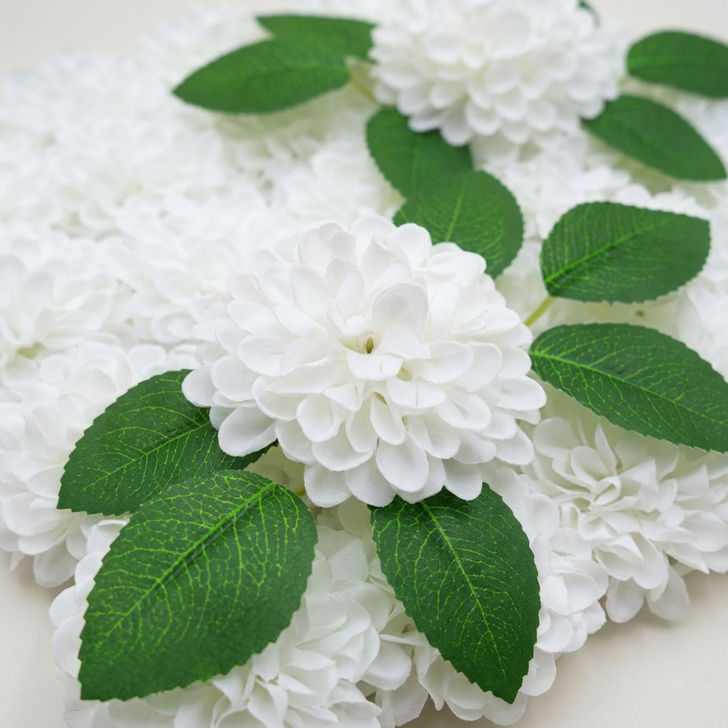 Artificial Hydrangea Flowers, Silk Hydrangea Heads for Wedding Decor, Fake Hydrangea Blooms for Party Arrangements