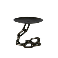 Iron Candle Holder Sturdy Candlestick Stable for Dining Table, Mantel