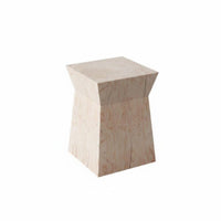 pure Wood Finished Tree log Stool Nordic aesthetic Tree log Side Table Rustic Design Home Decor base Carving Art for Interior Designers, Guesthouse Owners, Gift Givers, Living Room, Bedroom, Entryway, Balcony