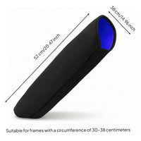 Insulated Electric Bicycle Battery Cover Wraparound Battery Sleeve with Wrap-Style Opening Shielding Weather-Resistant for Commuters, Winter Commuting, Outdoor Riding