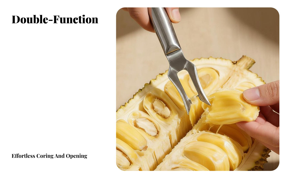 304 Stainless Steel Jackfruit Separator Wear-Resistant Jackfruit Corer Easy to Use for Street Stalls