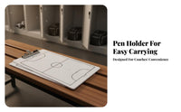 Portable Attractive Sports Board Sturdy Coaches Game Plan Board Reusable for Training Sessions