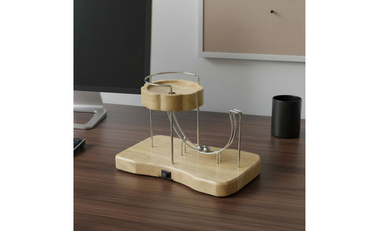 Perpetual Motion Desk Toy Screen-Unrestricted Focus Kinetic Art Sculpture Manual