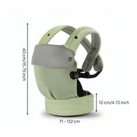 Baby Carrier with Mesh Breathable Baby Carrier with Waist Belt Ergonomic Handsunrestricted for Parents, Travel, Walks