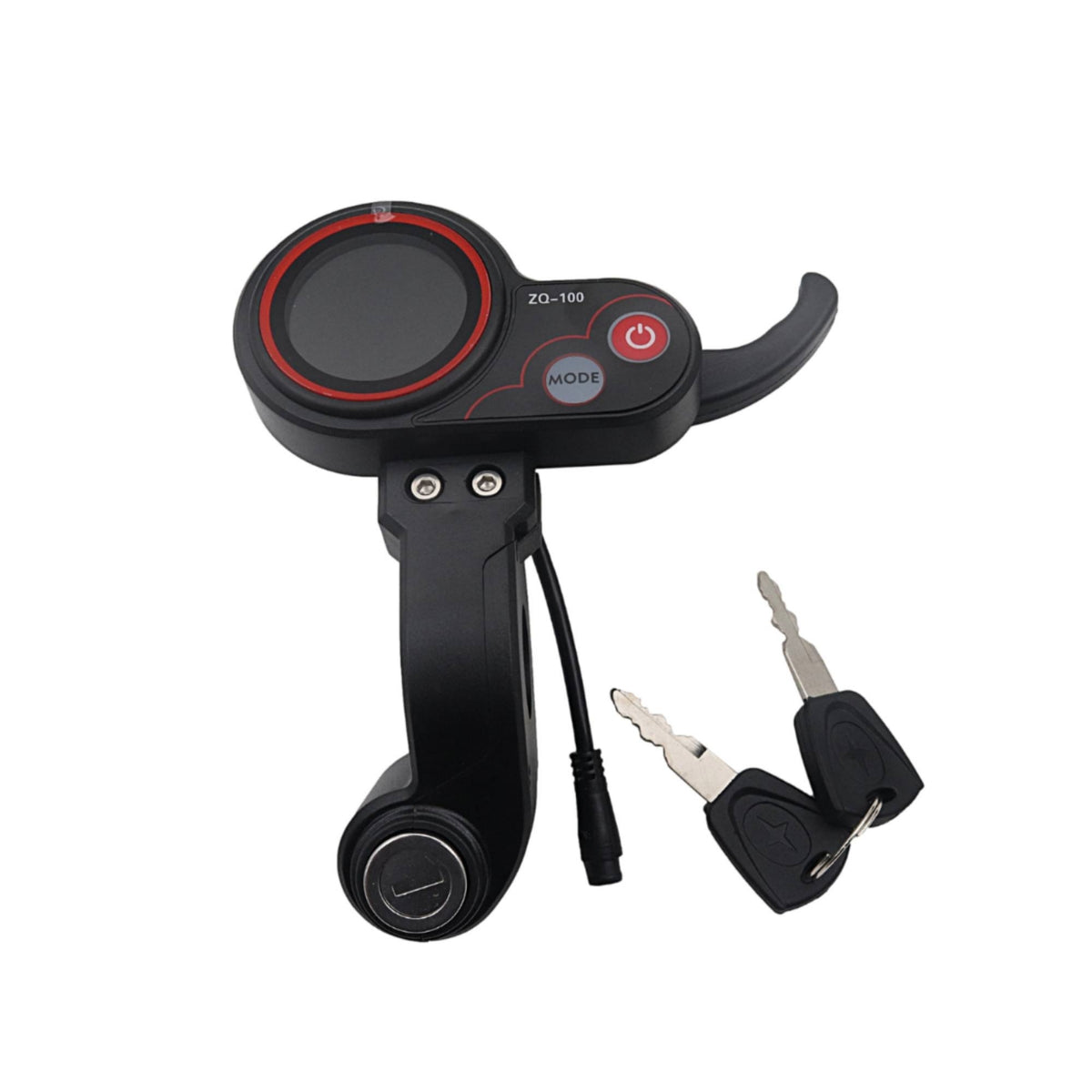 Electric Scooter Instrument Panel with Keys 48V Scooter Throttle with Display Digital Speed Controller LCD for Commuters