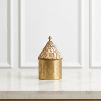 Brass Box with Lid Decorative Brass Engraved for Decorators
