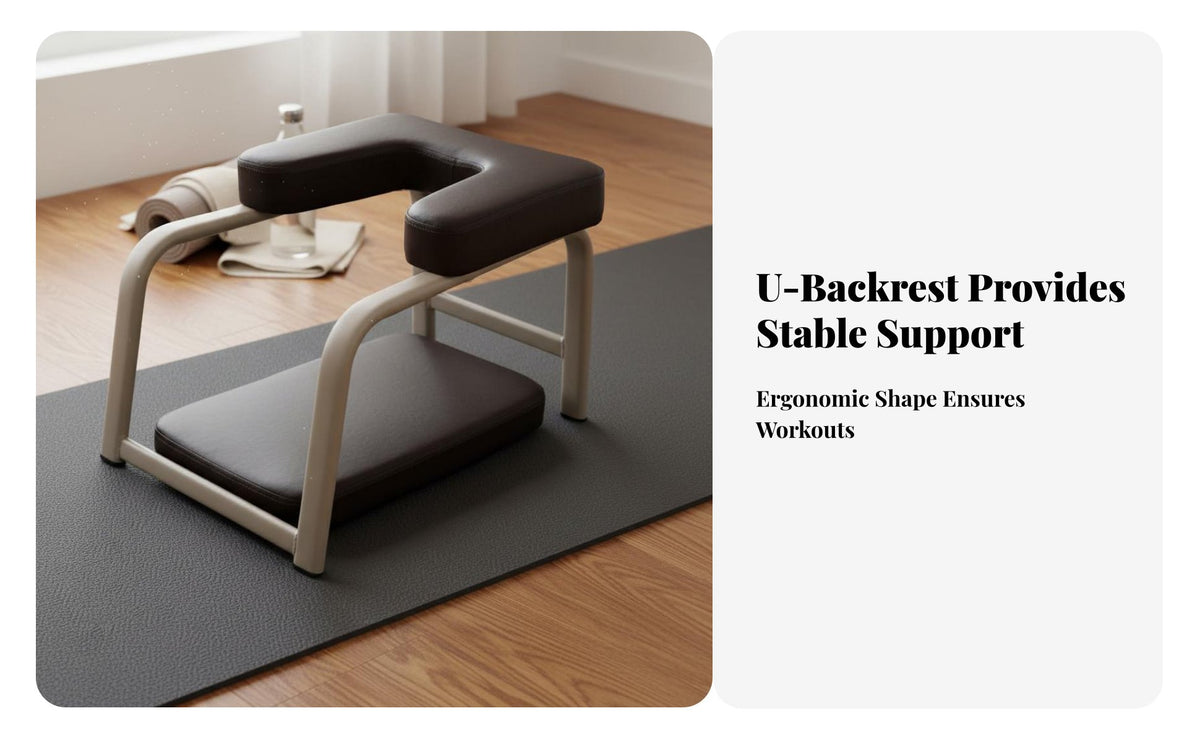 Sturdy Metal Frame Stretching Headstand Bench Non-Slip Feet Stretching Inversion Chair Ergonomic Design Inversion Chair Heavy Duty for Beginners, Home Use, Gym