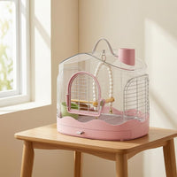 Luxury Portable Bird Cage Villa for Small Birds - New Model 2026