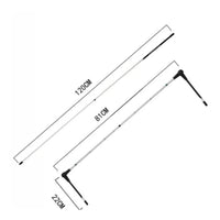 Golf Swing Plane Angle Adjustable Sports Practice Tool Lightweight for Beginners