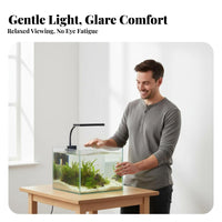 Full Range Fish Tank Light Color Boosting LED Attachable Aquarium Light Dimmable Brightness Mini Fish Tank Lamp for Aquascapers