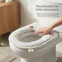Universal Zippered Waterproof Toilet Seat Cover for All Seasons