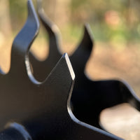 Soil Loosening Wheels Thickened Tilling Attachment Wheels Multi-Pronged Soil Loosener for Gardeners, Small Farms, Flower Beds