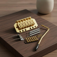 Electric Guitar Tremolo Bridge Sturdy Single Pivoting Bridge Assembly Vintage Design Tremolo Unit Anti-Rust Instrument