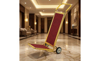 Foldable Luggage Trolley Compact Foldable Luggage Cart Small Hand Truck Portable Trolley for Hotels, Lobby, Hospitality