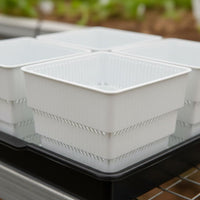 Root Control Pot With Drainage Holes Root Control Planter Air Pruning Pot Reusable Square Cactus Planter Long-Lasting