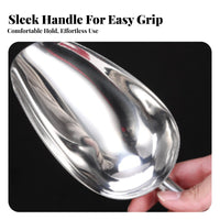 Gardening Hand Rustproof Stainless Steel Ladle Easy to Clean Multipurpose Utility Ladle for Gardeners, Shopkeepers, Garden, Outdoor, Restaurant