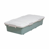 Wheeled Under-Bed Box Space-Saving Wheeled Underbed Box Stackable Design
