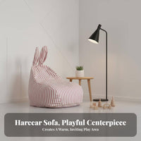 Nordic aesthetic kids' Bean Bag Chair Comfortable Seating creature Character Pouf Playful Design Toddler Sofa Soft Fabric for Toddlers, Parents, Playroom, Nursery, perusing corner, Living Room