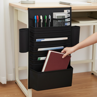 Large Capacity Desk Side Hanging Book Bag Organizer for Students