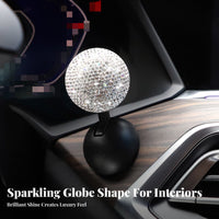 Sparkling Rhinestone Start Button Cover Easy Installation Jeweled Ignition Rocker Cover Scratch Protection Crystal Push Start Button Cap Long-Lasting for Women, Her