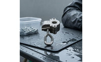 Awning Head Fitting Aluminum Alloy Canopy Support Fitting Dark Metallized Finish Rain Shelter Connector