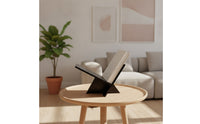 Book Display Stand Minimalist Bookstand with Slanted Surface Desktop Book Stand Modern Furniture Angular for Readers, Study
