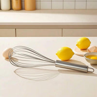Balloon Whisk Versatile Manual Whisk Egg Beater Compact Utensil Lightweight for Bakers, Baking, Kitchen