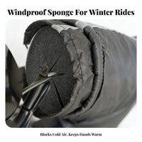 2 Pieces Keeps Hands Warm Windproof Sponge Thickened Design Electric Scooter Handbar Universal Fit for Commuters, Cold Weather