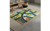 Toy Car Parking Playmat Large Size Road Traffic Playmat Sparks Imagination City Road Play Mat for Children, Young Children