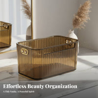 Clear Storage Box with Lid High Clarity Transparent Lidded Container