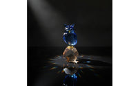Owl Figurine Crystalfaceted Avian Figure Decor Faceted Ornament for Collectors, Modern Decor Aficionados, Desk, Bookshelf, Living Room