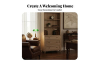 Vintage Design unrestrictedstanding Open storage unit Multi-Functional unrestrictedstanding Open Shelf Unit Multifunctional Storage Furniture Large Capacity for Book Lovers, Families, Homeowners, Study Room, Bedroom