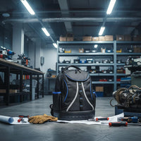 Electrician Tool Backpack Multiple Pockets Heavy Duty Tool Backpack Reinforced Bottom for Construction Site