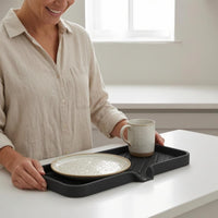Silicone Draining Mat Drainage Notch Home Accessory Raised Rim