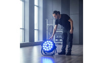 LED Stage Light with Bracket Color-Changing LED Par Light Par Can Portable Uplight Lightweight for DJs, Live Shows, Taverns