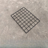 Turtle Tank Divider Iron Mesh, Black Grid, Easy Install