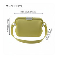 Silicone Food Storage Bag Portable Reusable Silicone Zip Bag Leak Proof