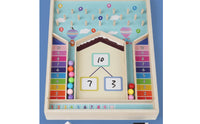 Educational Number Decomposition Board Interactive Arithmetic Practice Board Safe Math Toy for Kindergarteners, Toddlers, Classroom
