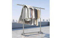 Clothes Air-Dry Rack with Wheels Extendable Garment Rack with Wheels Adjustable Furniture for Families, Laundry Room, Balcony, Apartment