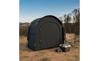 Cycle Storage Tent Zippered Door Foldable Cycle Tent Frame-Supported Portable Bike Shelter